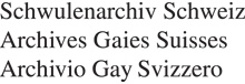 Archives Gaies Suisses