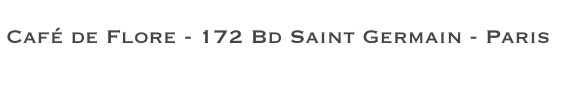 caf de Flore