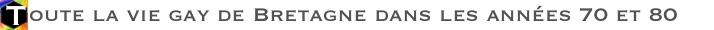 Toute la vie gay en Bretagne dans les annes 70 et 80