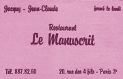 le manuscrit
