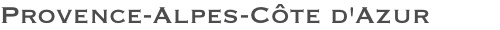 Provence Alpes Cte d'Azur