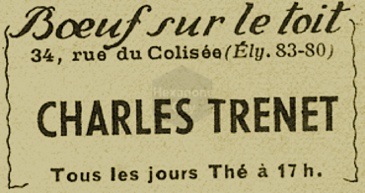 Le Boeuf sur le Toit